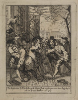 TvB G 0186
          <br/>
          De verboode Vlees-Verkooper, titelblad toneelstuk
          <br/>
          <em>Berge, Pieter van den (1659-1737)</em>